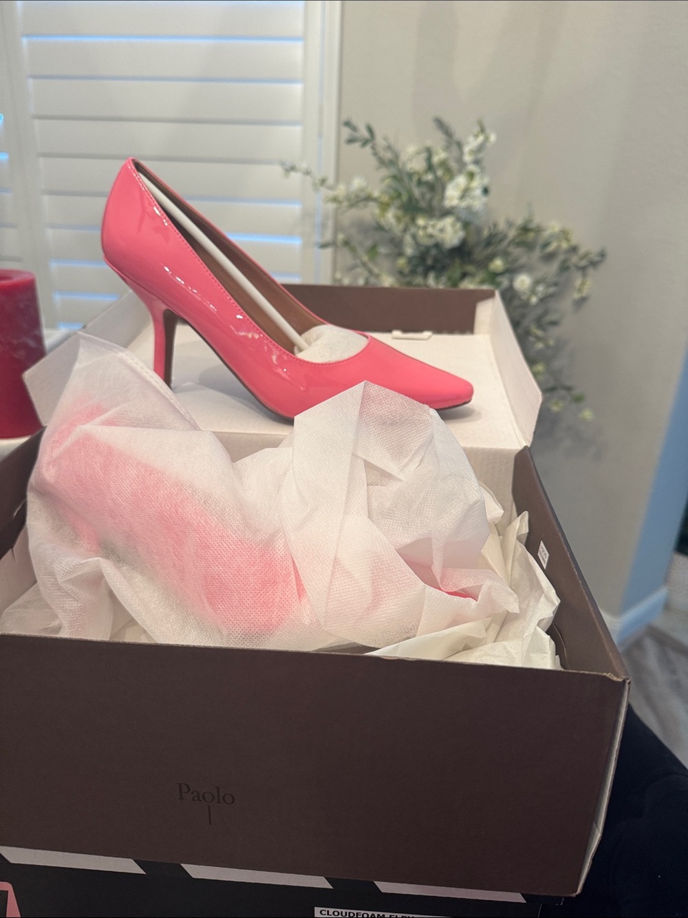 Paolo Pink Patent Pointed-Toe Pumps